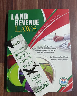 Land Revenue Laws with Bare Acts and MCQs by Rai M. Iqbal Kharal