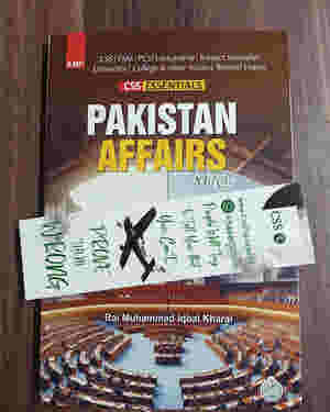 Pakistan Affairs MCQs by Rai M. Iqbal Kharal ilmi CSS Essentials