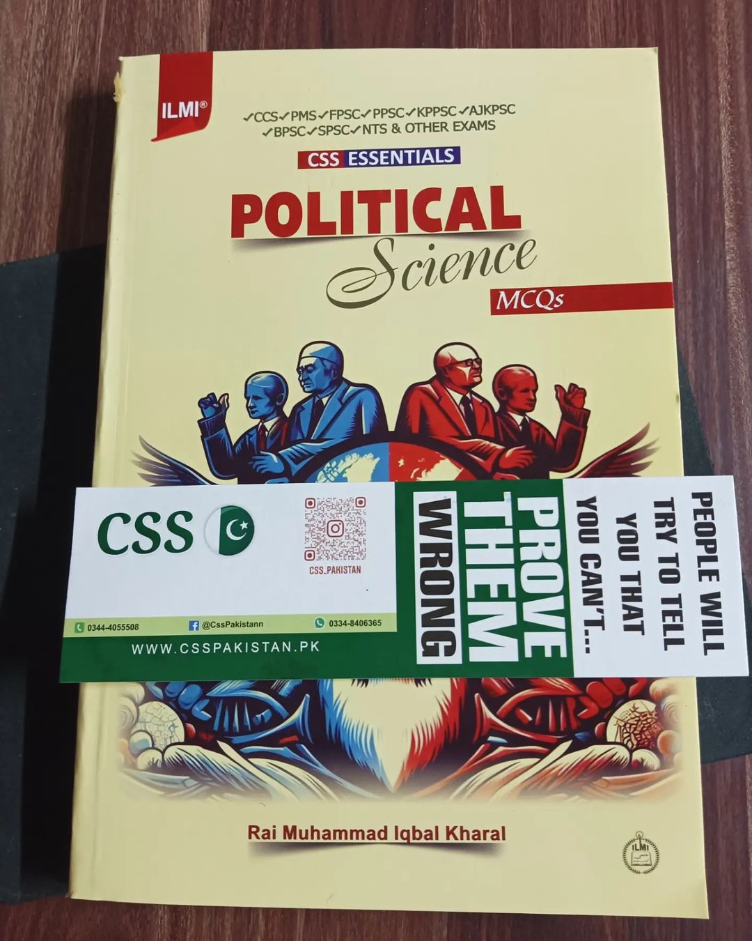 Political Science MCQs by Rai M Iqbal Kharal ilmi CSS Essentials