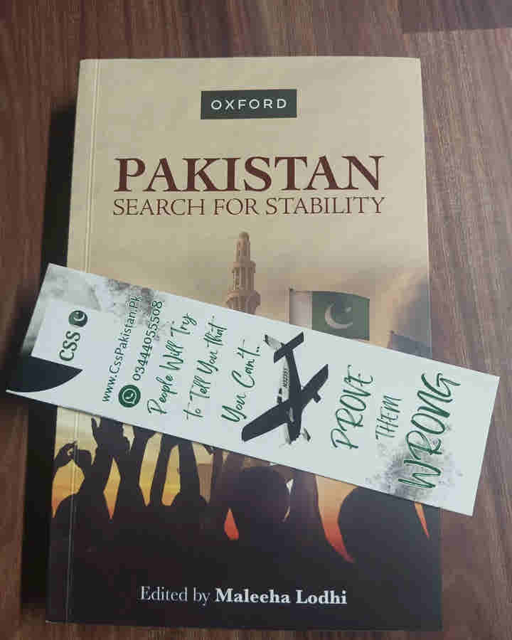 Pakistan Search for Stability by Maleeha Lodhi Oxford