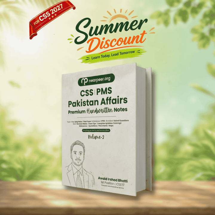 CSS PMS Pakistan Affairs Premium Handwritten Notes by Awaid Irshad Bhatti Volume 2 - Nearpeer
