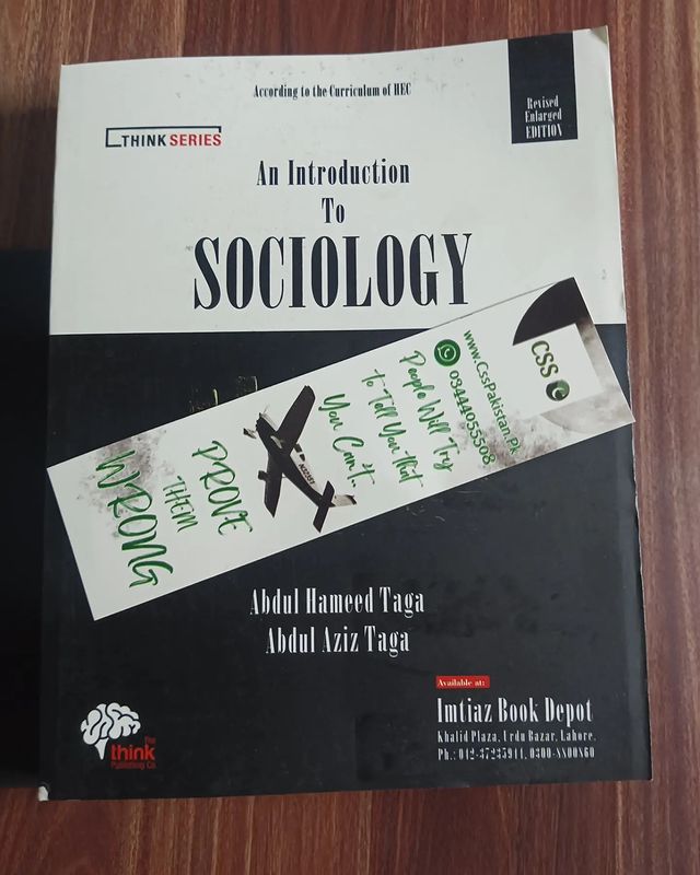 An Introduction to Sociology by Abdul Hameed Taga and Abdul Aziz Taga
