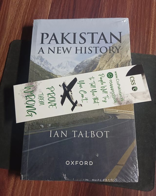 Pakistan A New History by Ian Talbot Oxford