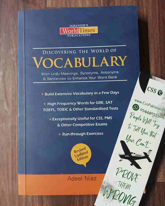 Discovering the World of Vocabulary by Adeel Niaz JWT