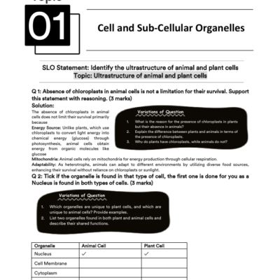 SLO based Practice book FSc Pre-Med Bundle - Image 2