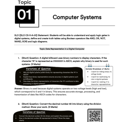 FBISE SLO based Computer Science Practice Book - Image 2