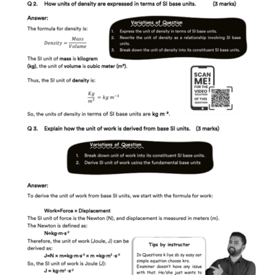 FBISE SLO based Physics Practice Book - Image 3