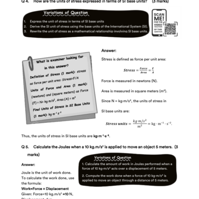 FBISE SLO based Physics Practice Book - Image 4