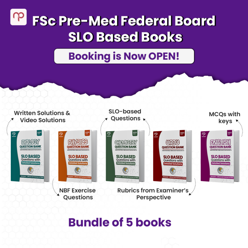 SLO based Practice book FSc Pre-Med Bundle