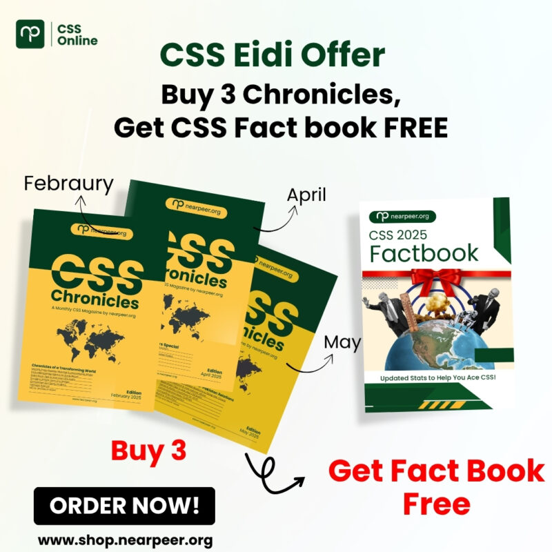CSS Eidi Offer | Buy 3 Chronicles, Get CSS Fact book FREE - Pack of 4