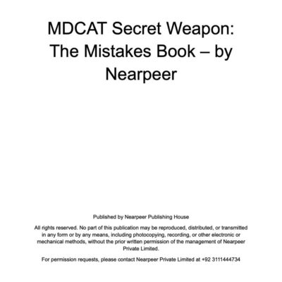 MDCAT Mistakes Diary - Image 3